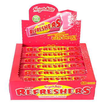 Refreshers Jordgubb kola