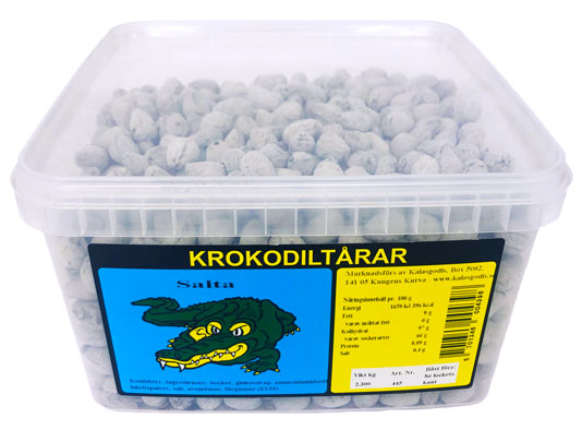 Krokodiltårar Salta burk